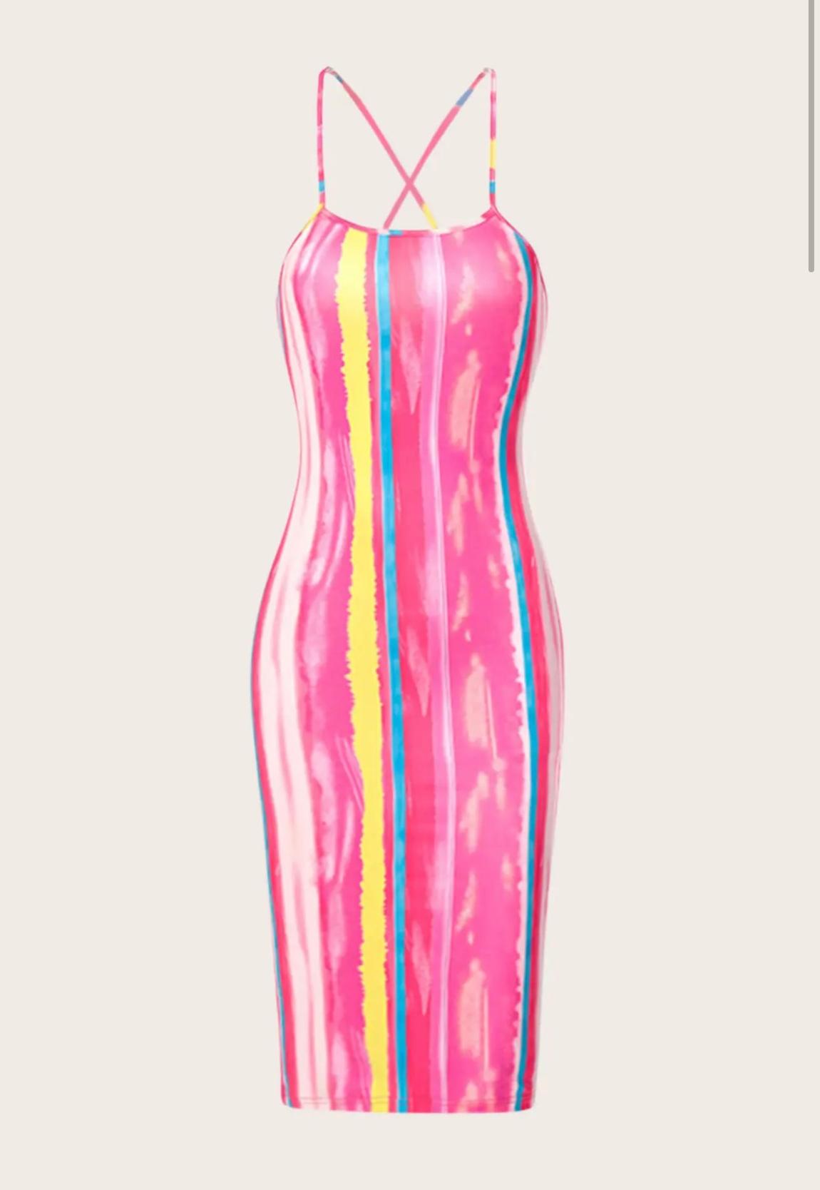 Size 8 Multicolor Cocktail Dress on Queenly