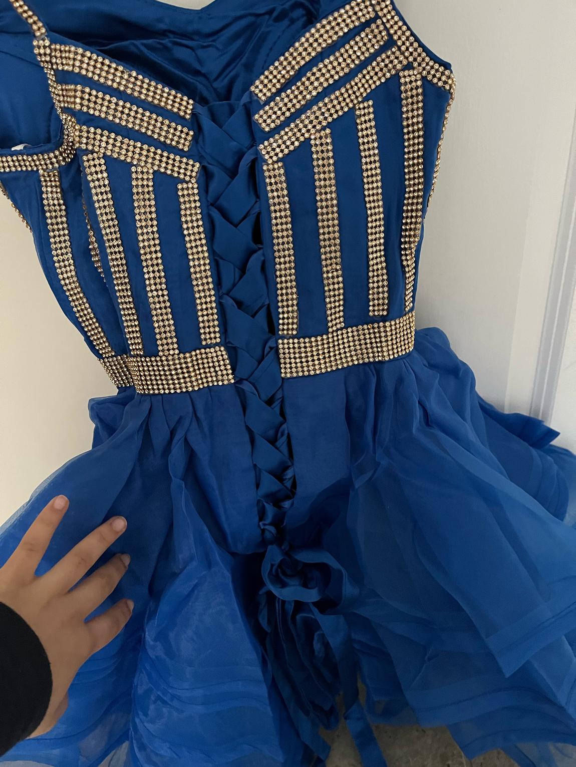 Size 2 Homecoming Royal Blue Cocktail Dress on Queenly