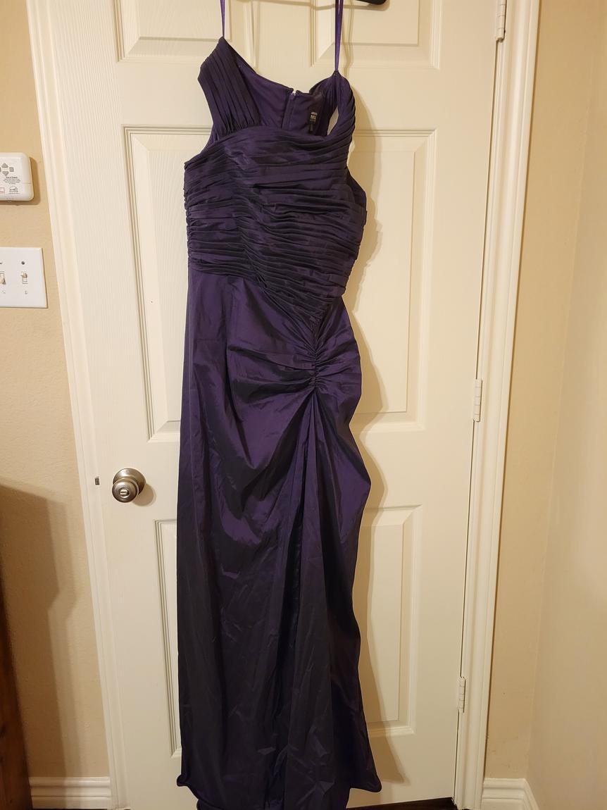 Size 6 Prom Purple Floor Length Maxi on Queenly