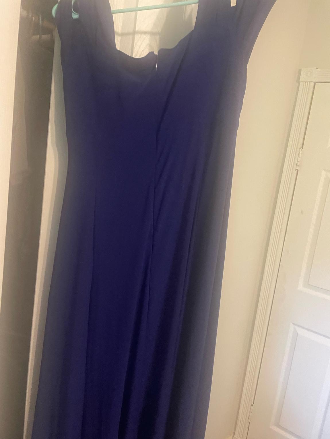 R&M Richards Size 6 Purple Side Slit Dress on Queenly