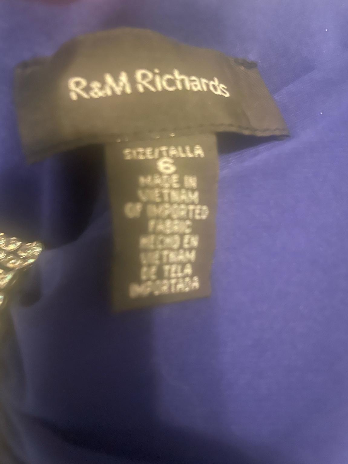 R&M Richards Size 6 Purple Side Slit Dress on Queenly