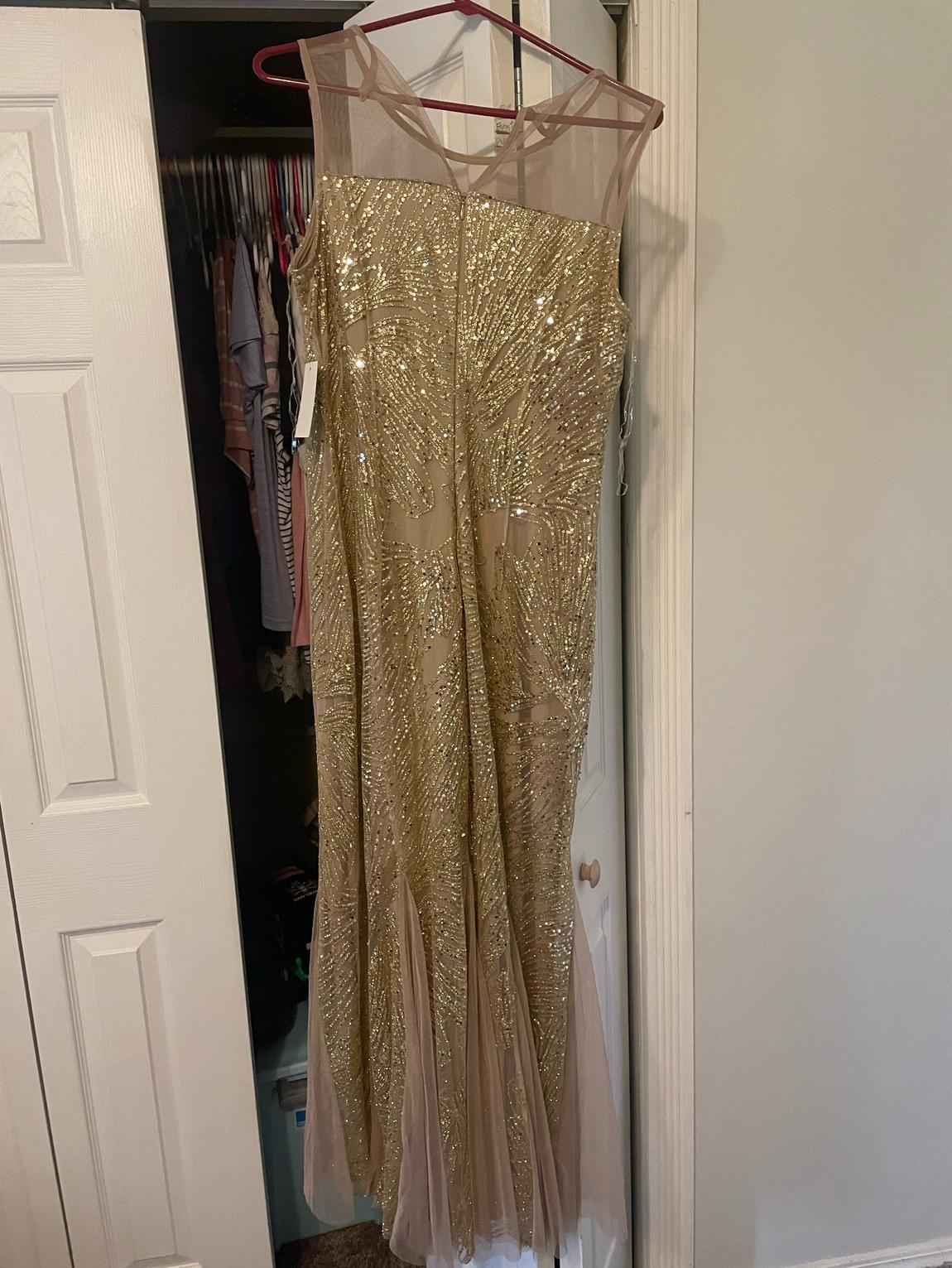 Candlelite Size 6 Gold Mermaid Dress on Queenly
