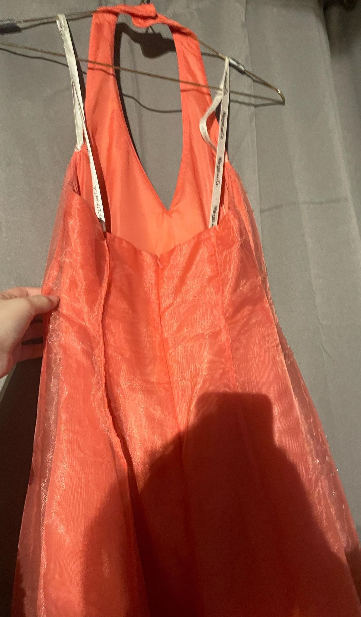 Size 4 Prom Orange Ball Gown on Queenly