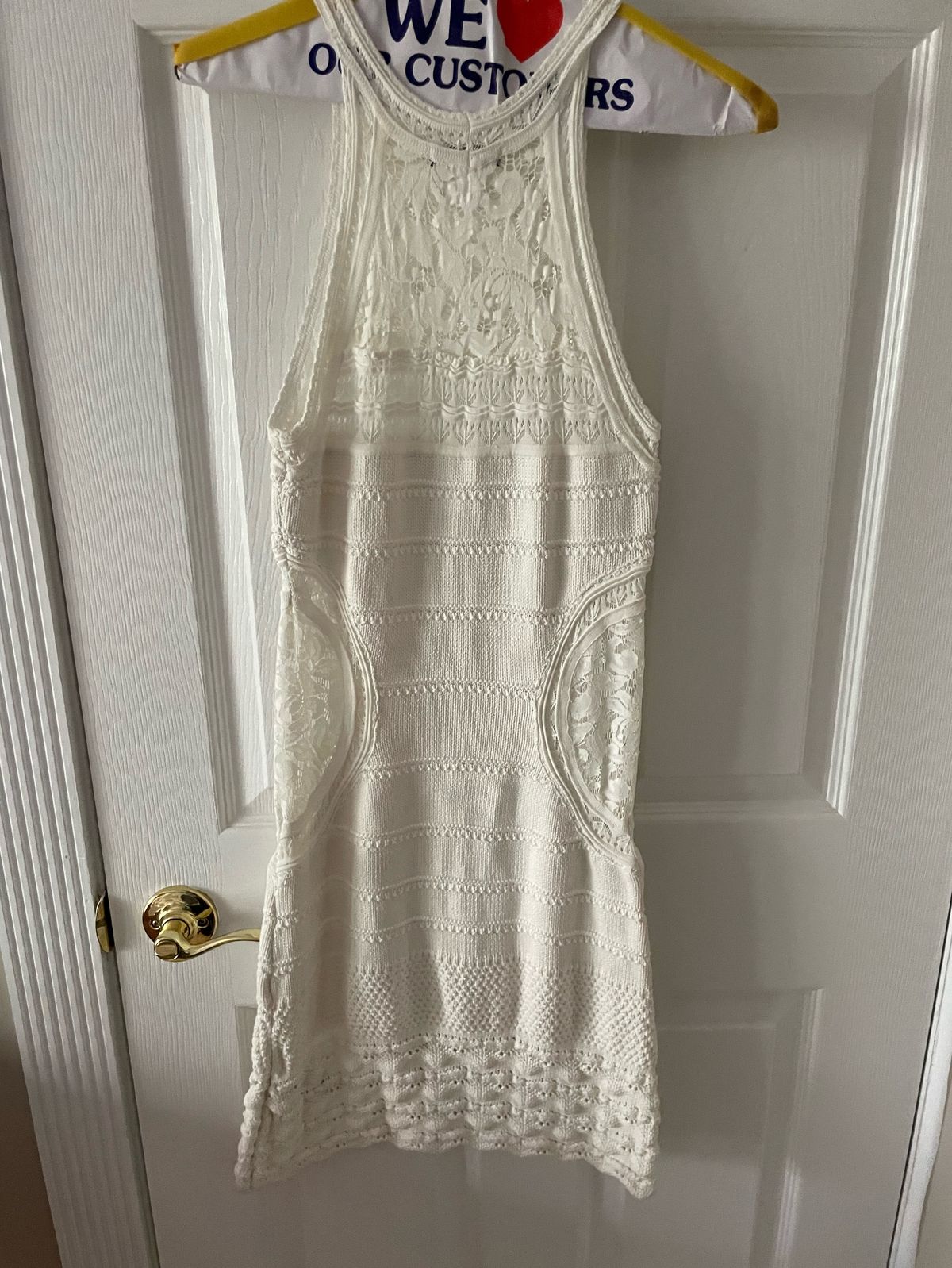 Venus Size 2 Pageant High Neck White Cocktail Dress on Queenly