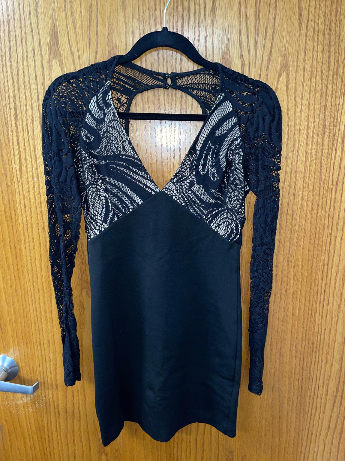 Size 4 Black Cocktail Dress on Queenly