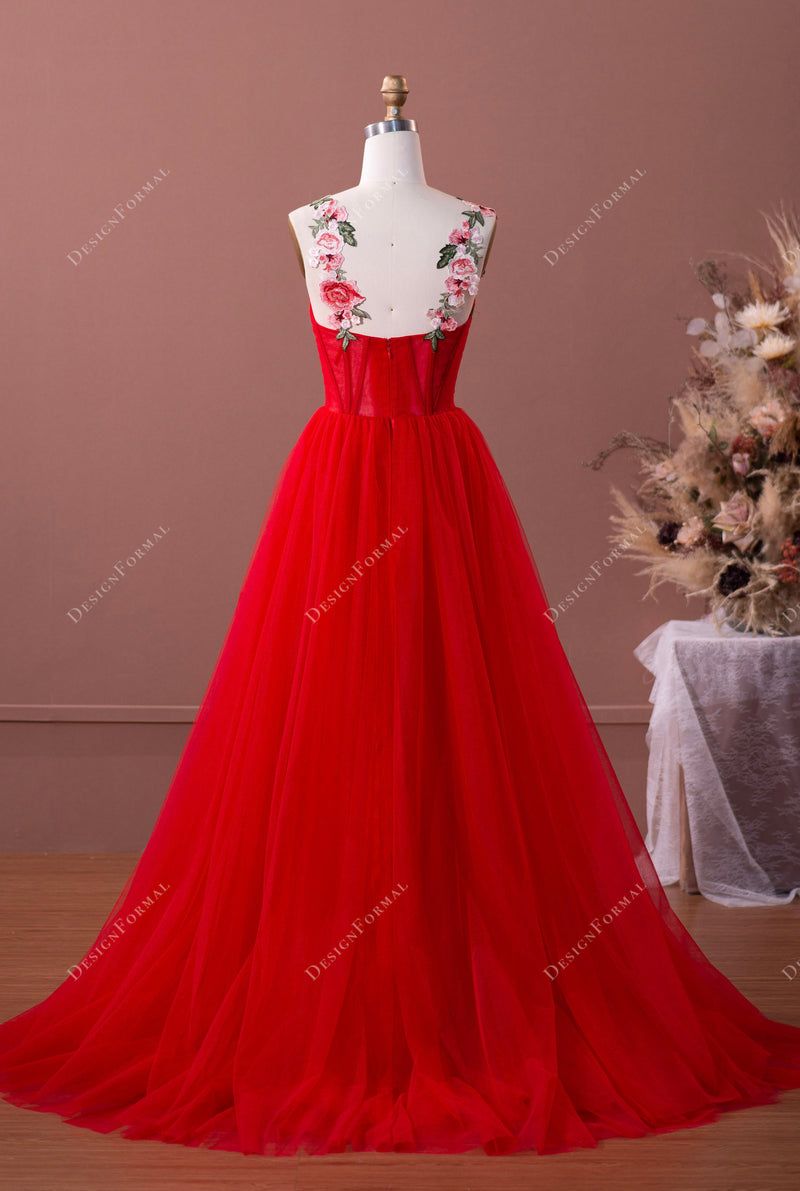 Style 20512 DesignFormal Size 2 Prom Red A-line Dress on Queenly