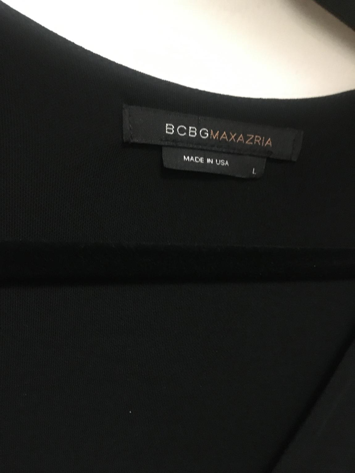 BCBG Size 12 Black Cocktail Dress on Queenly