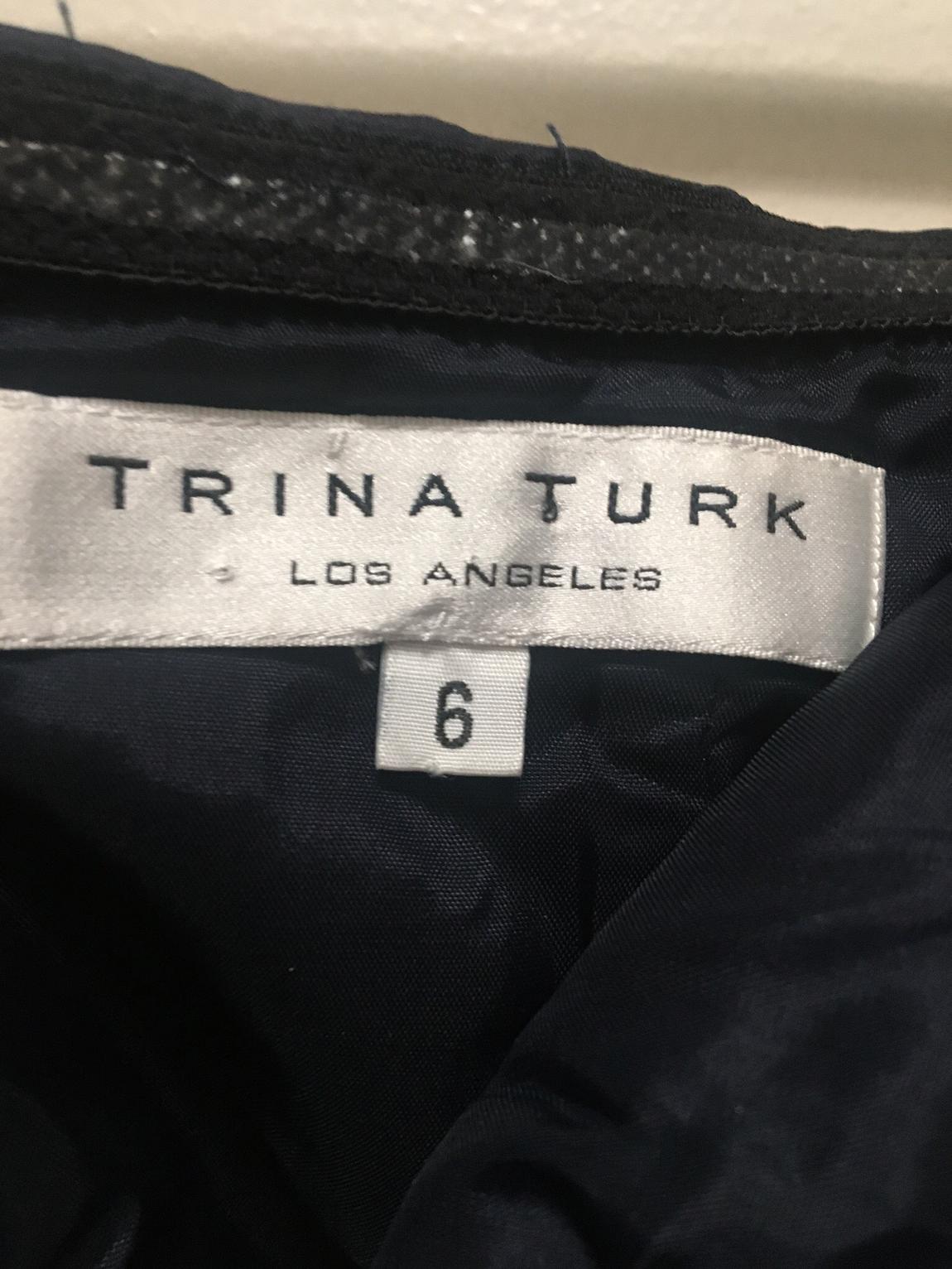Trina Turk Size 6 Black Cocktail Dress on Queenly