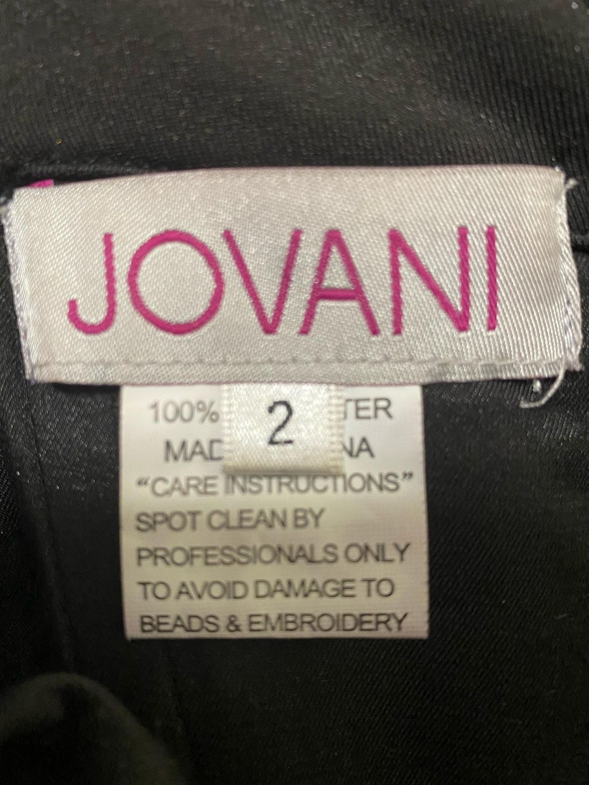 Jovani Size 2 Bridesmaid Off The Shoulder Satin Black Floor Length Maxi on Queenly