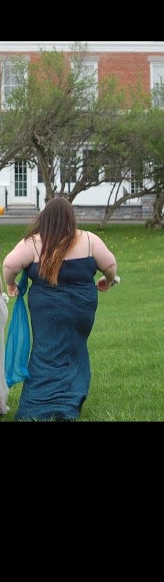 Plus Size 22 Prom Blue Cocktail Dress on Queenly