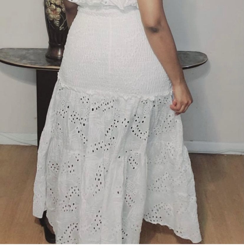 Luxxel Size 4 White Ball Gown on Queenly