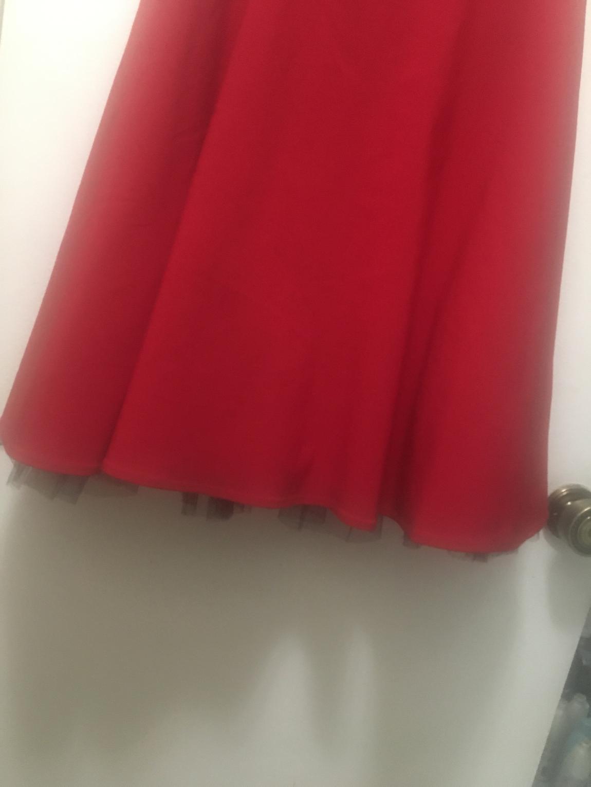Red Fox Size 8 Red A-line Dress on Queenly