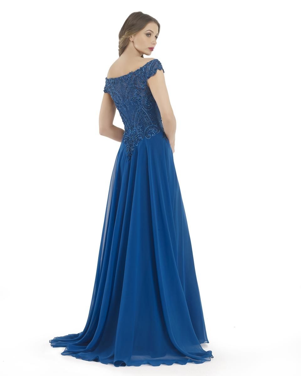 Style 15732 Morrell Maxie Plus Size 16 Bridesmaid Sequined Royal Blue A-line Dress on Queenly