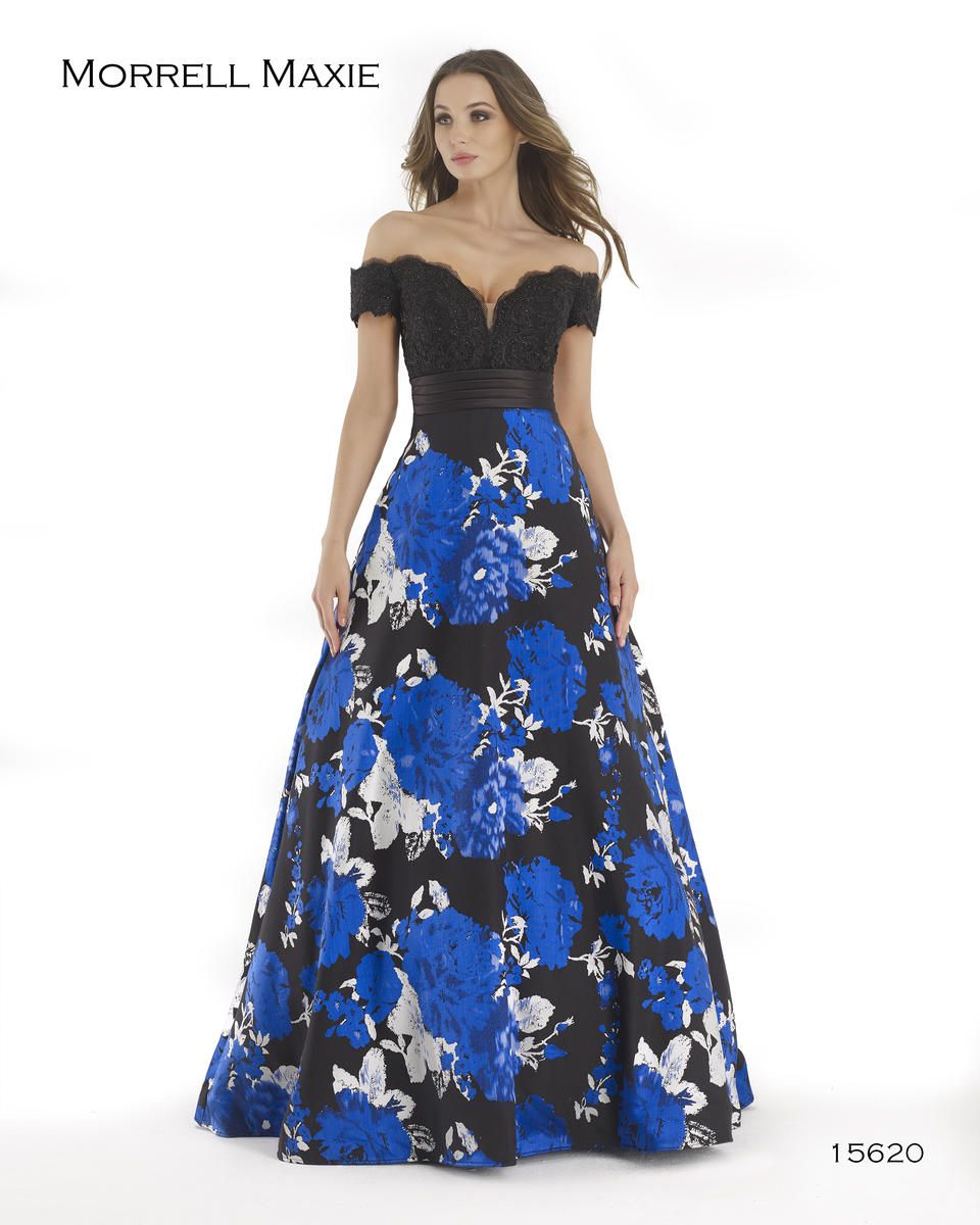 Style 15620 Morrell Maxie Plus Size 16 Lace Royal Blue A-line Dress on Queenly