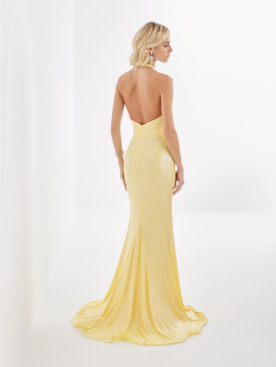 Style 12838 Studio 17 Size 4 Yellow Mermaid Dress on Queenly