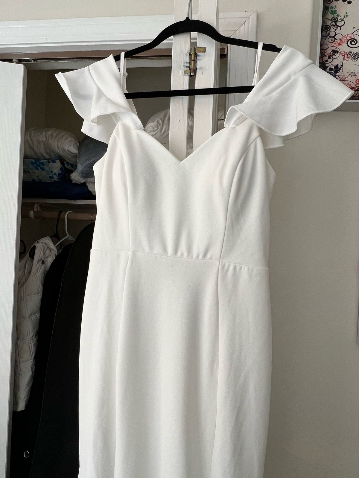 Size 10 White Mermaid Dress on Queenly