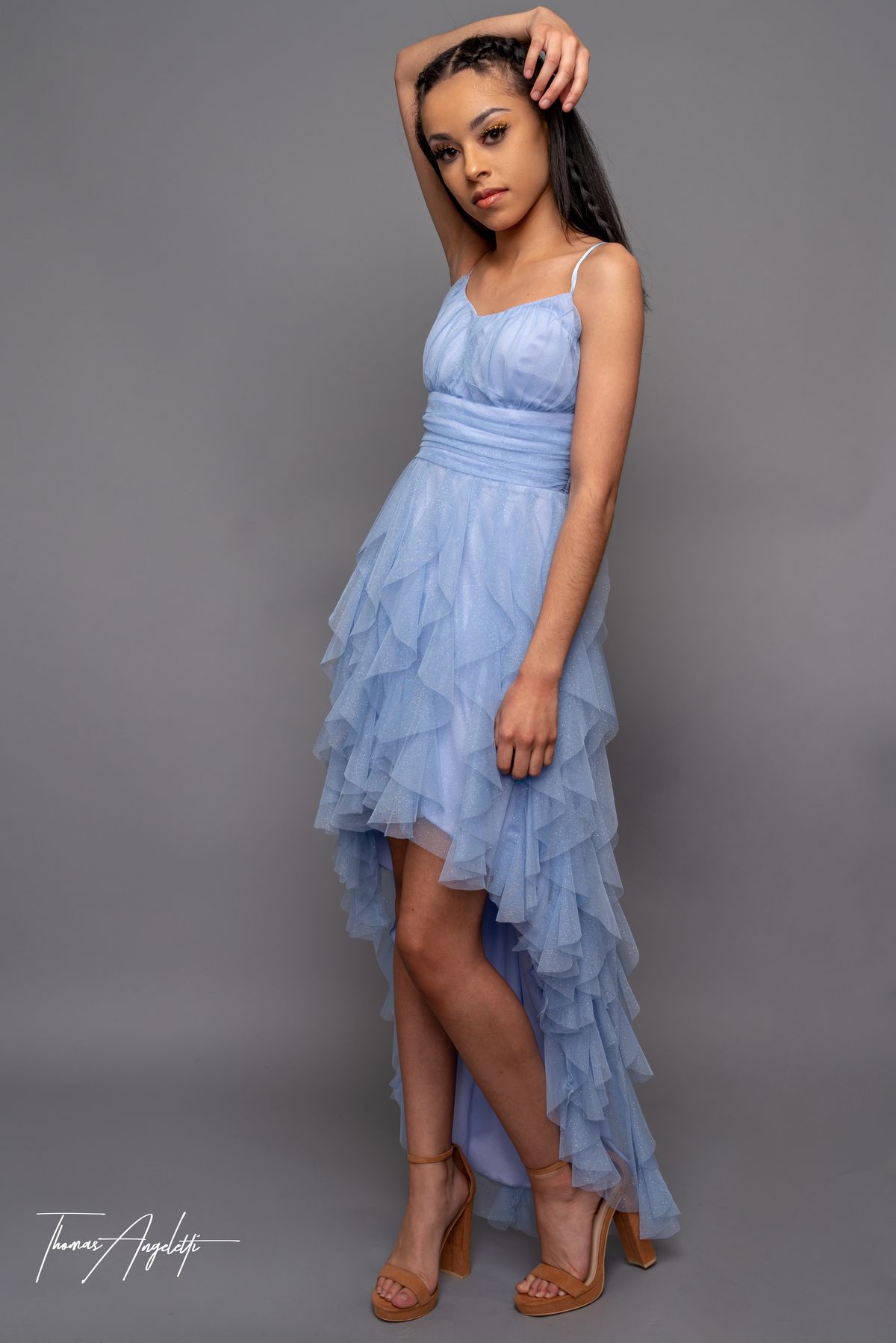 Size 4 Prom Light Blue Cocktail Dress on Queenly