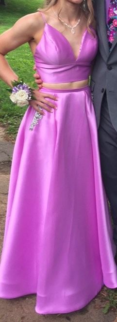 Sherri Hill Size 4 Purple Ball Gown on Queenly