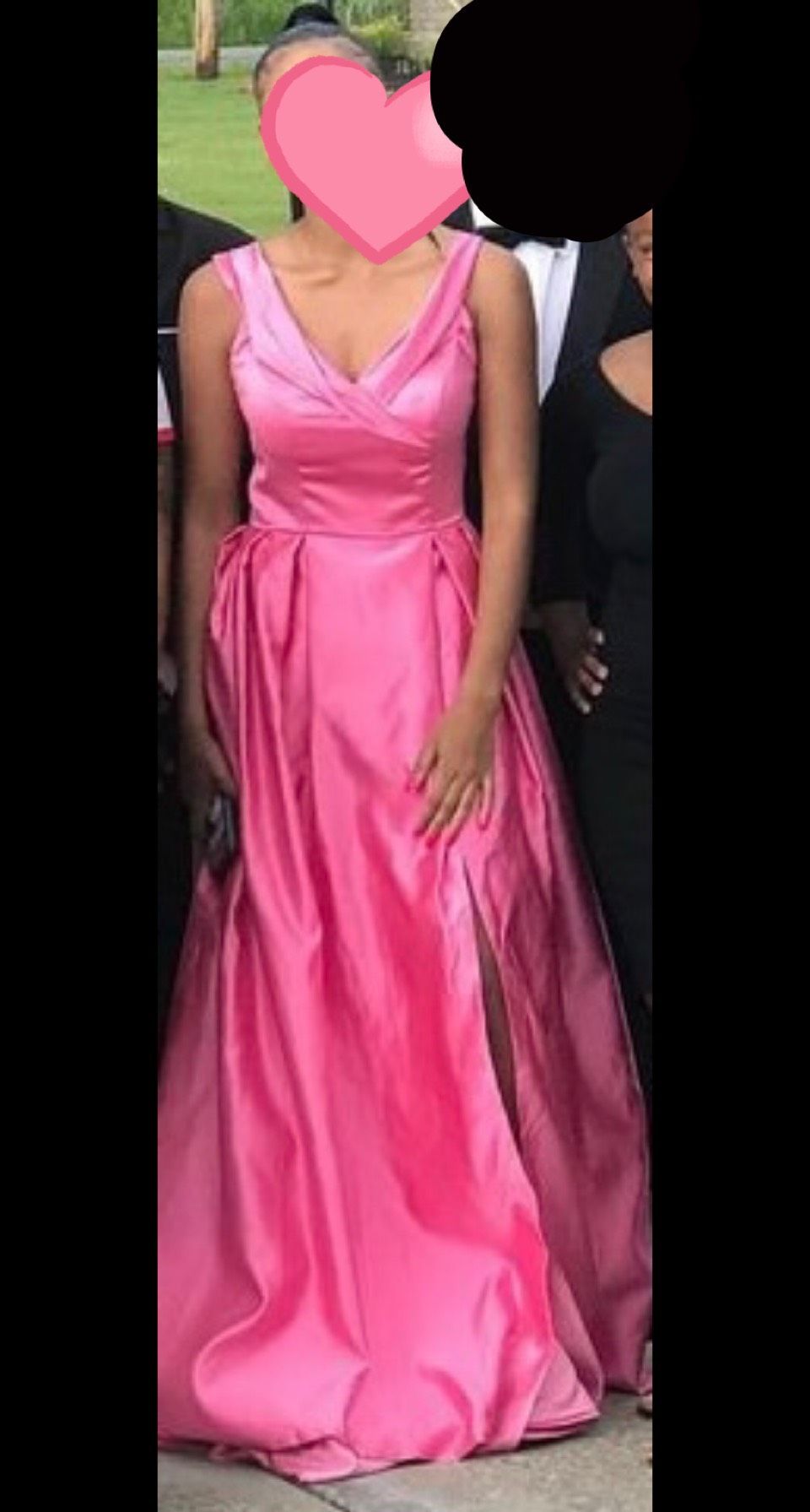 Size 4 Prom Hot Pink Ball Gown on Queenly