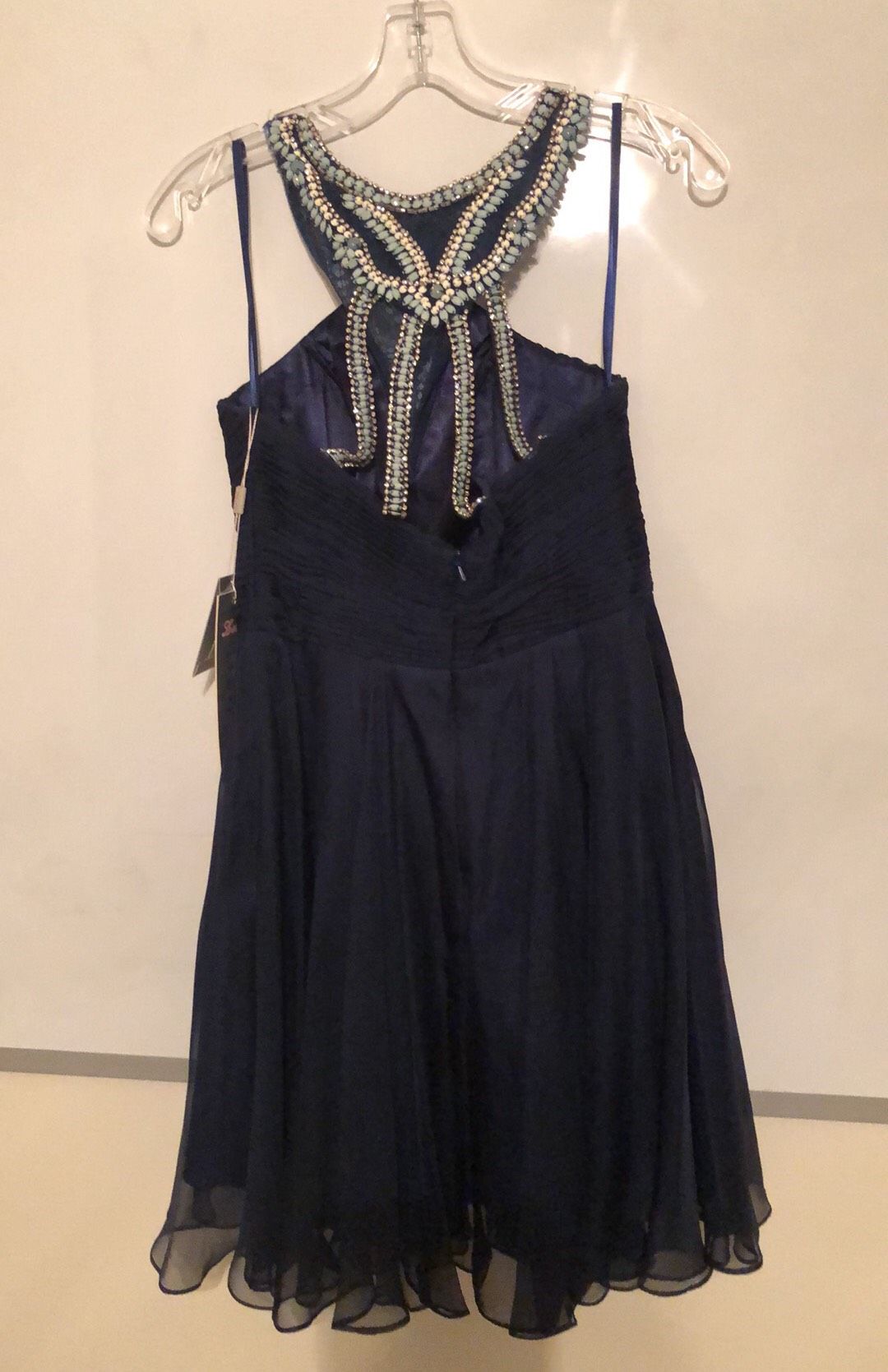 Let’s Size 2 Navy Blue Cocktail Dress on Queenly