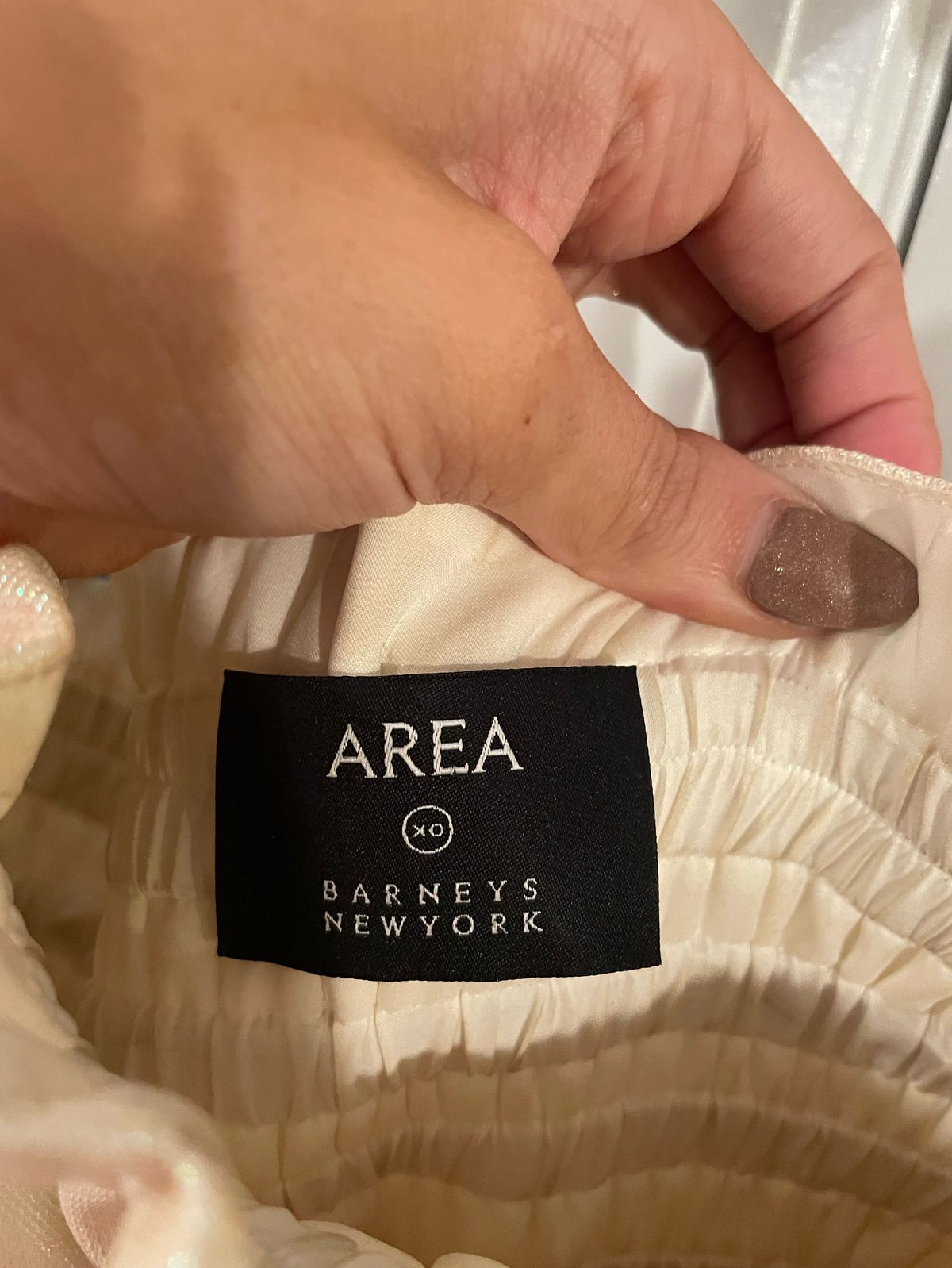AREA by Barney’s New York Size 4 White Cocktail Dress on Queenly