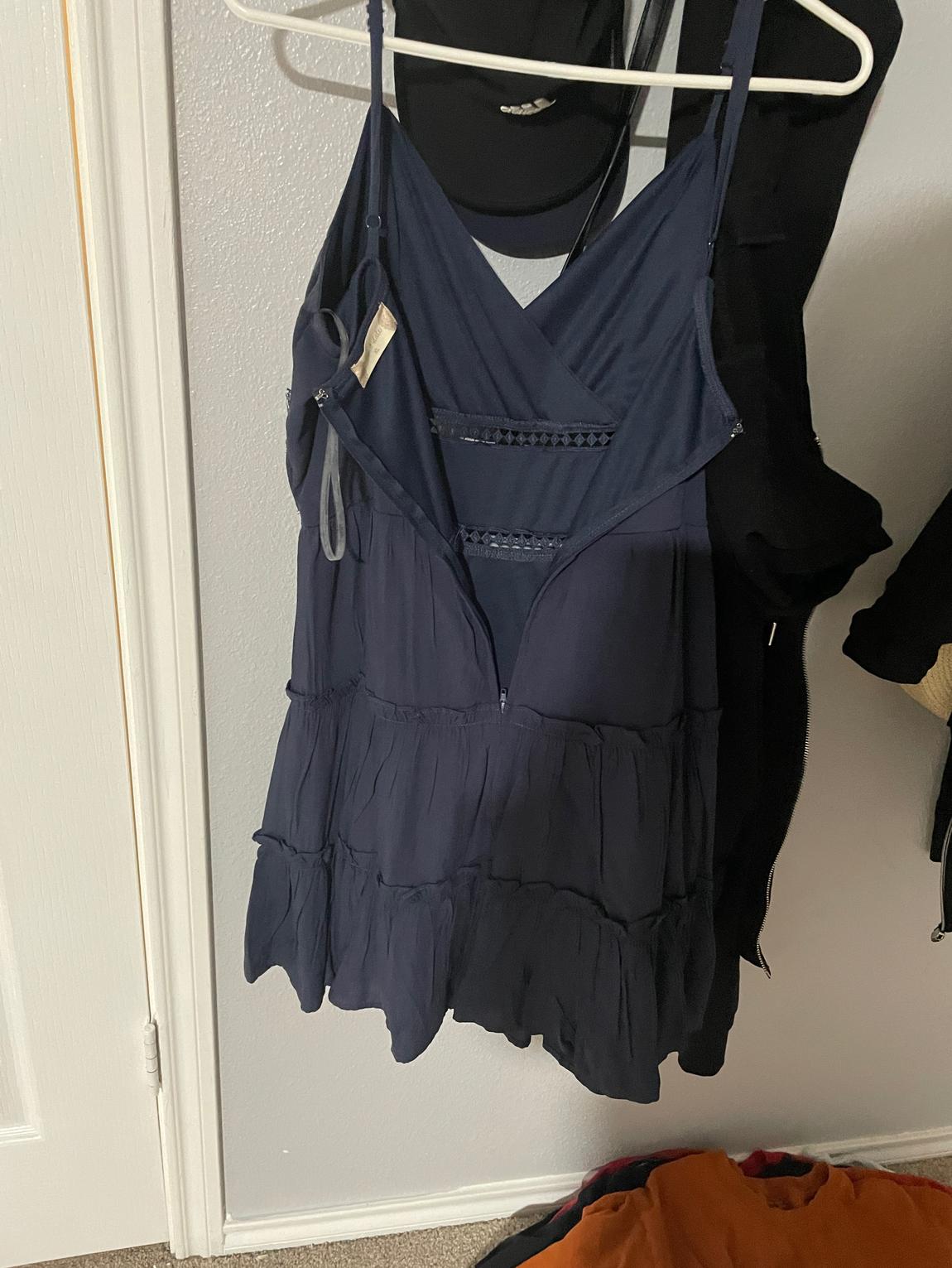 Altered State Size 12 Homecoming Navy Blue Cocktail Dress on Queenly