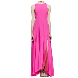 Naven Size 4 Bridesmaid Sequined Hot Pink Ball Gown on Queenly