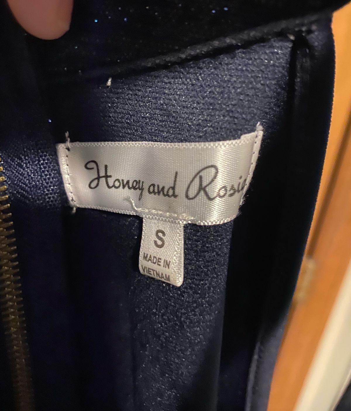 Size 4 Homecoming Navy Blue Cocktail Dress on Queenly