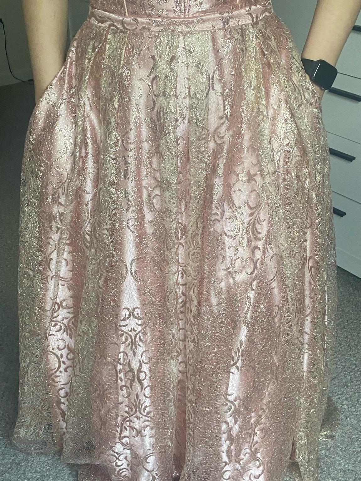 Size 10 Nude Ball Gown on Queenly