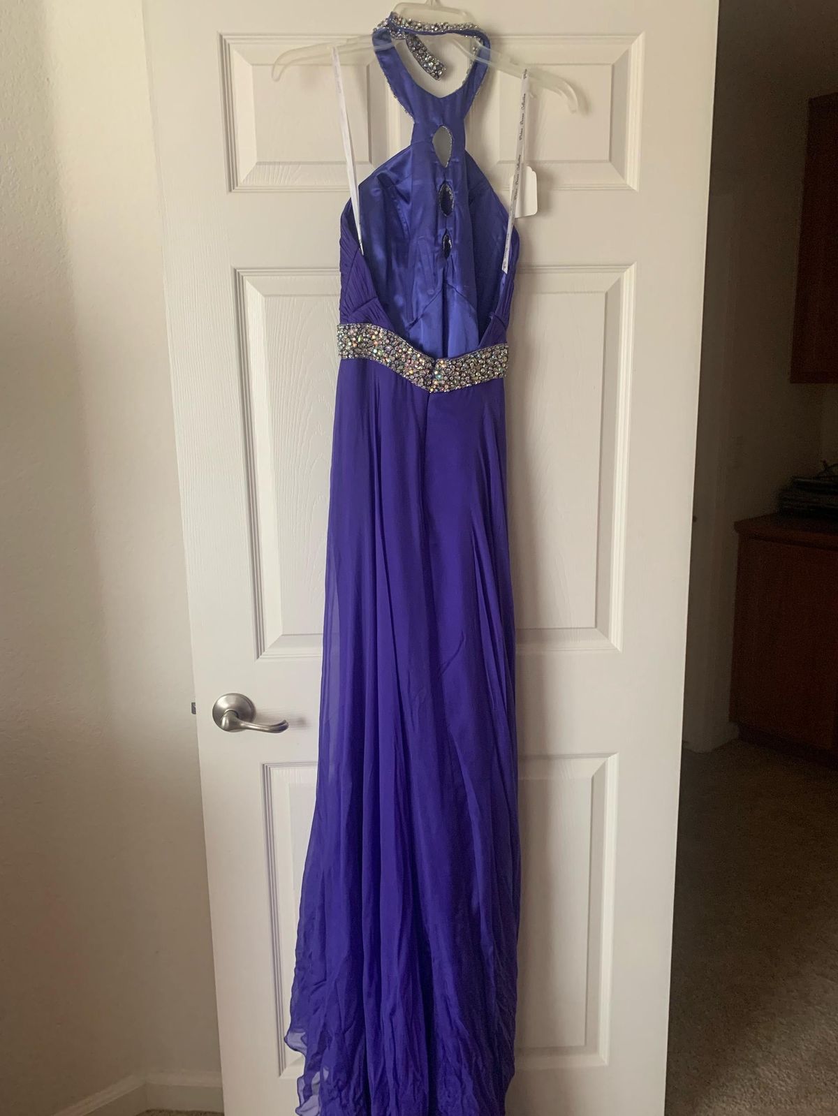 Prima Donna Collection Size 4 Halter Purple Floor Length Maxi on Queenly