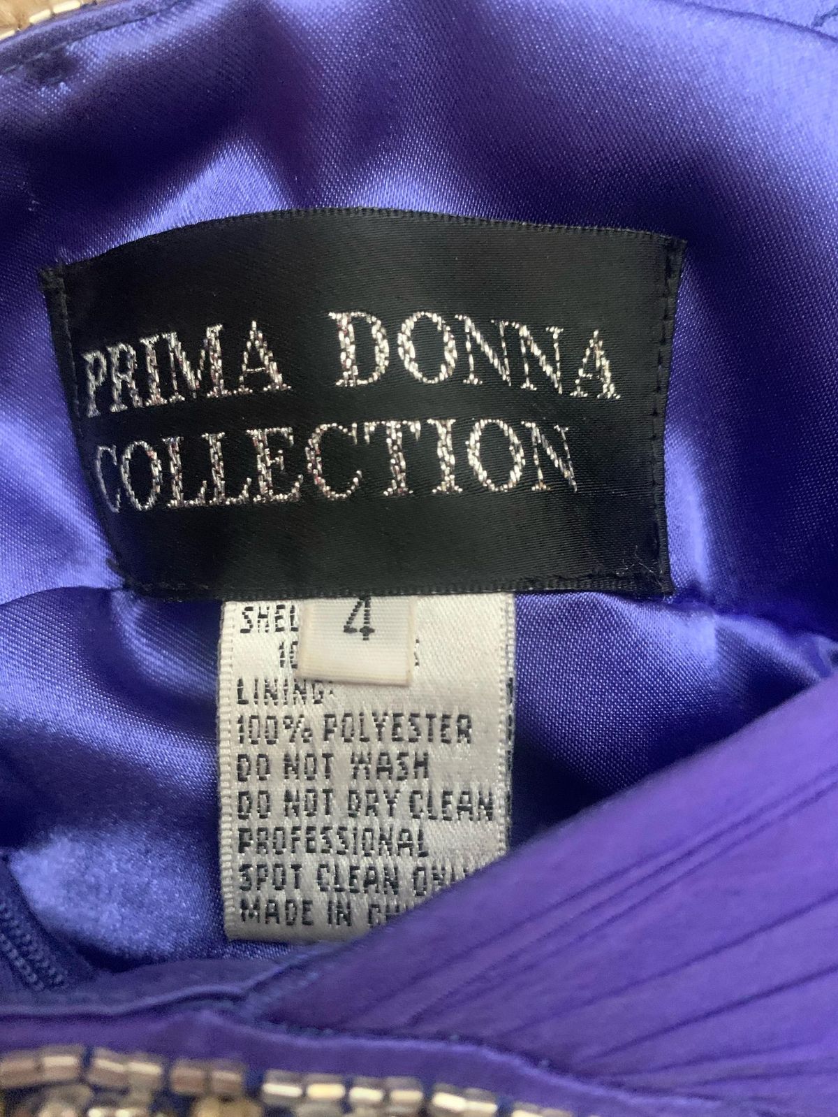 Prima Donna Collection Size 4 Halter Purple Floor Length Maxi on Queenly
