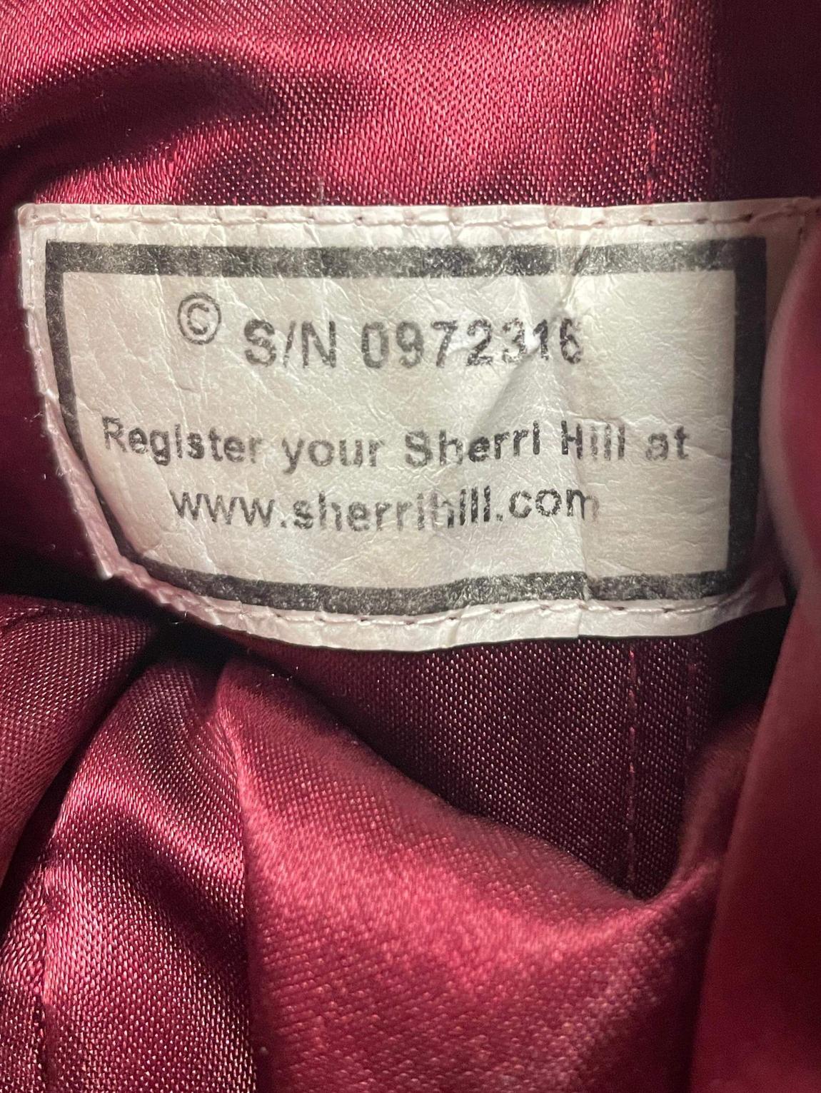 Sherri Hill Size 6 Bridesmaid Strapless Satin Burgundy Red A-line Dress on Queenly