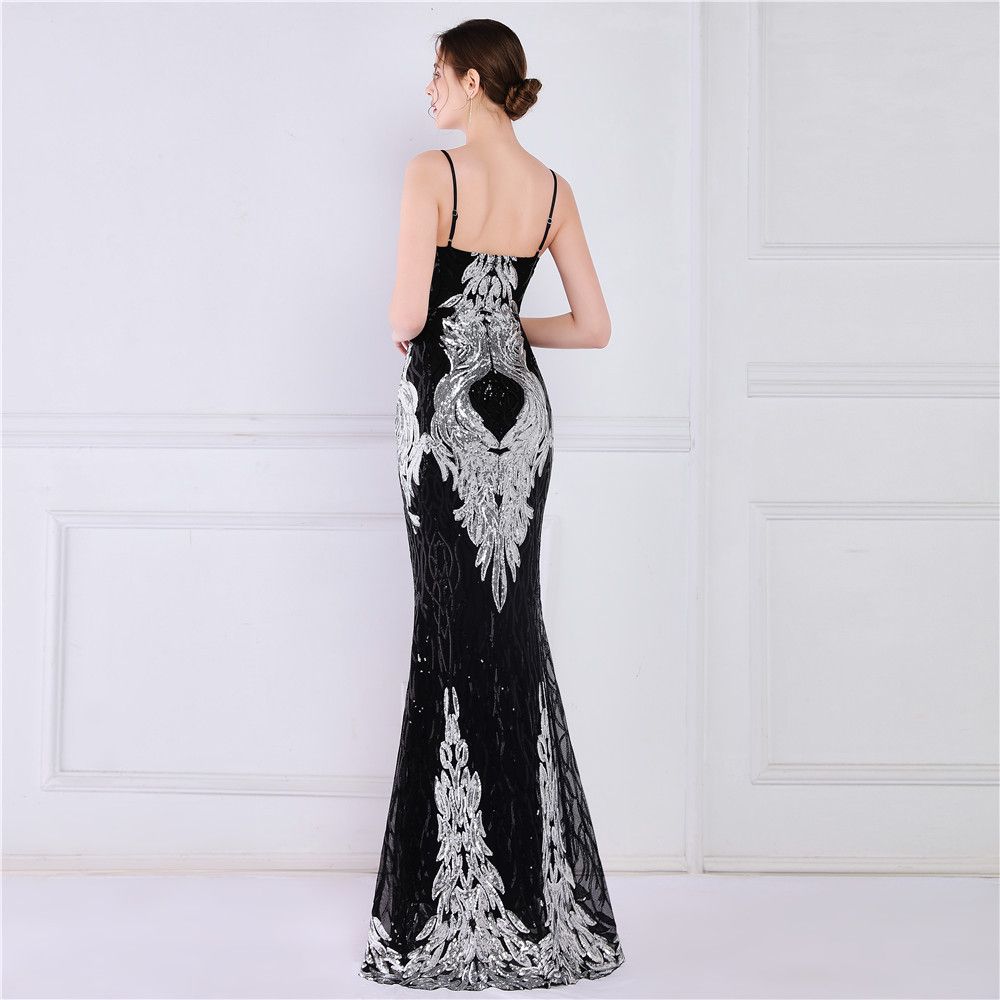 Size 8 Prom Lace Black Mermaid Dress on Queenly