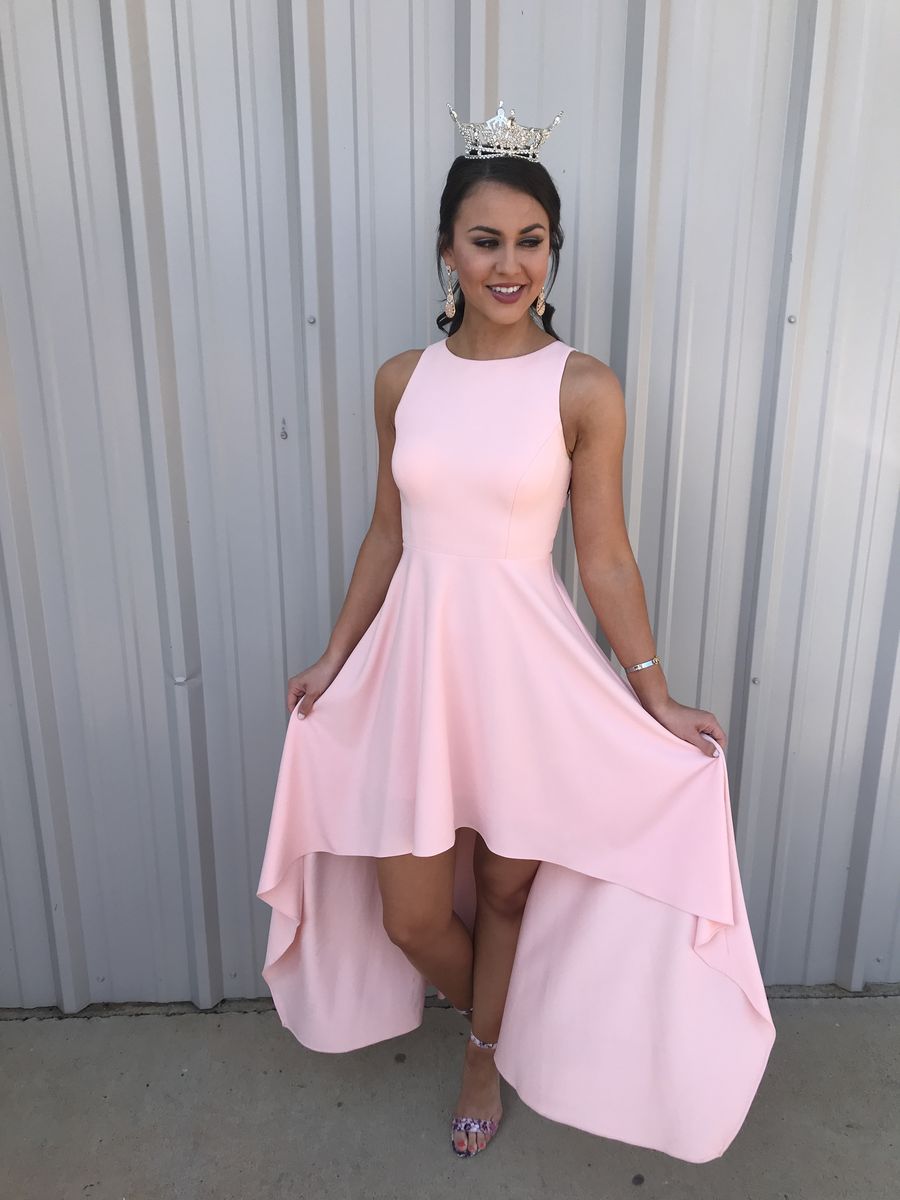 Dillards Size 0 Homecoming Light Pink Cocktail Dress on Queenly