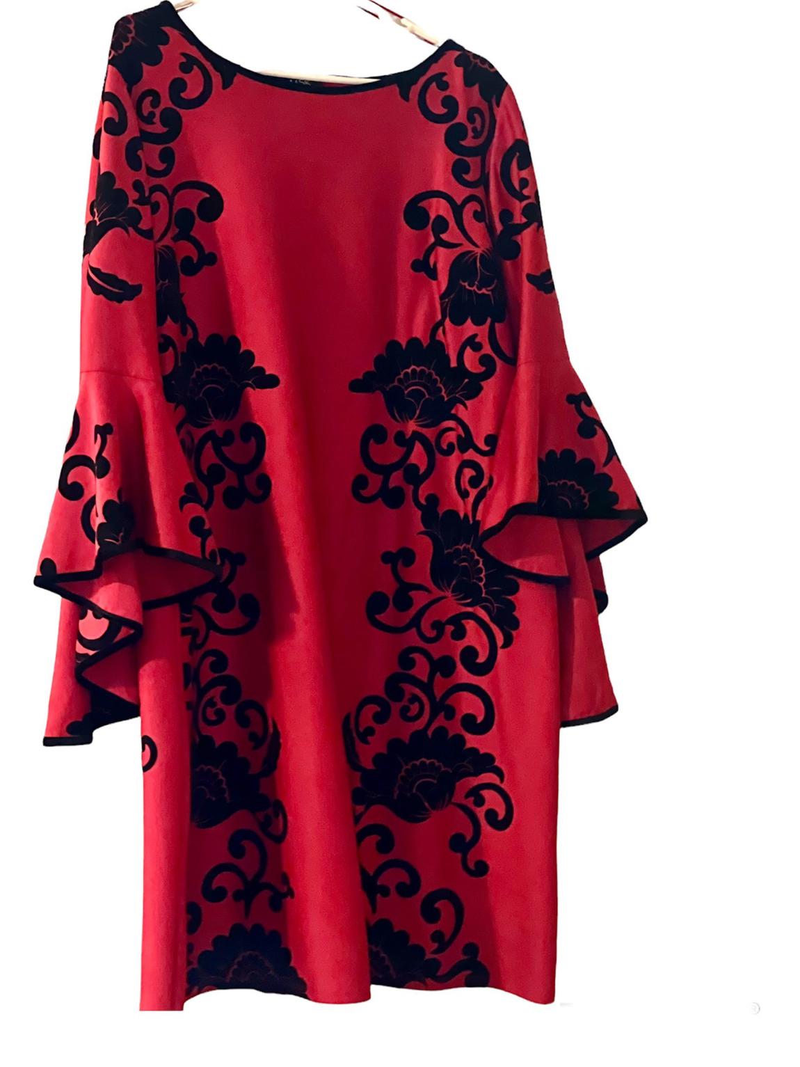 Plus Size 20 Red Cocktail Dress on Queenly