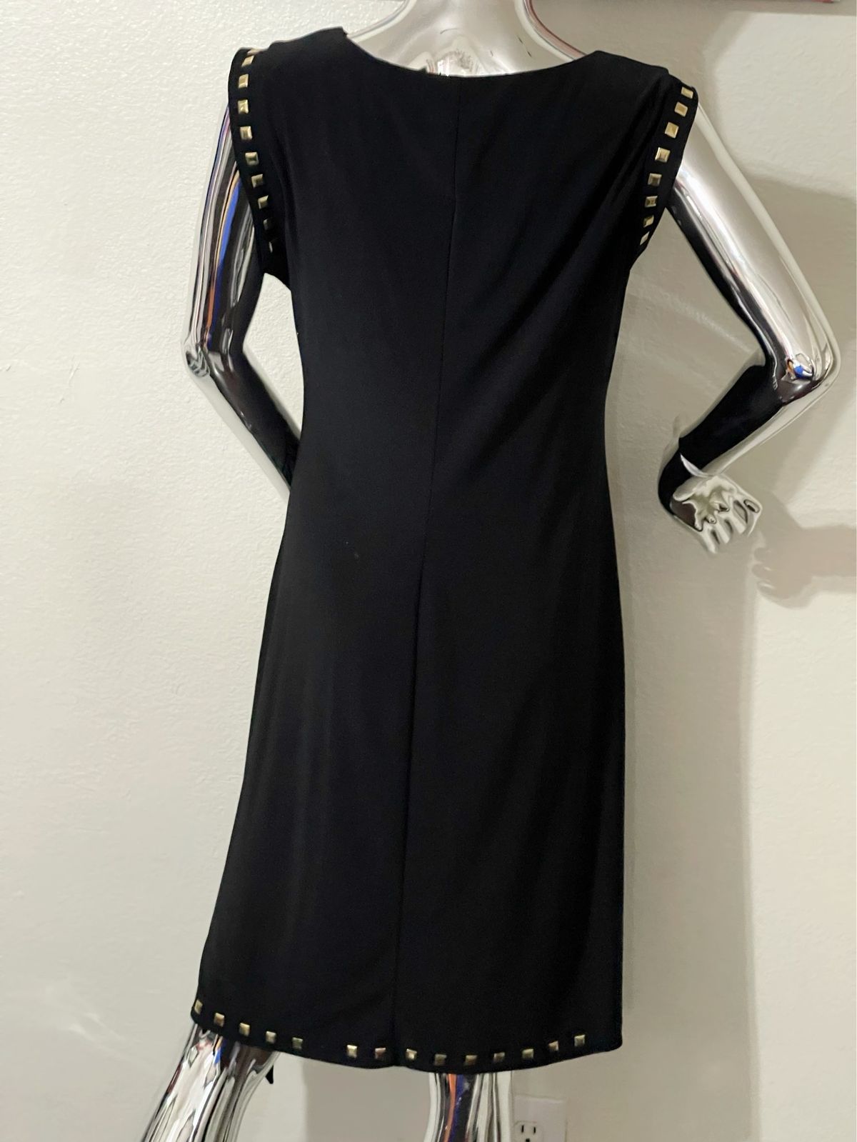 Size 12 Black Side Slit Dress on Queenly
