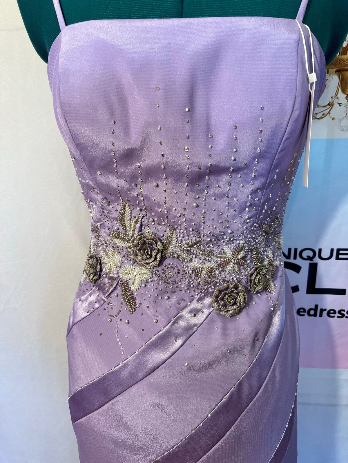 Unique Dress Club Size 6 Prom Satin Purple Cocktail Dress on Queenly