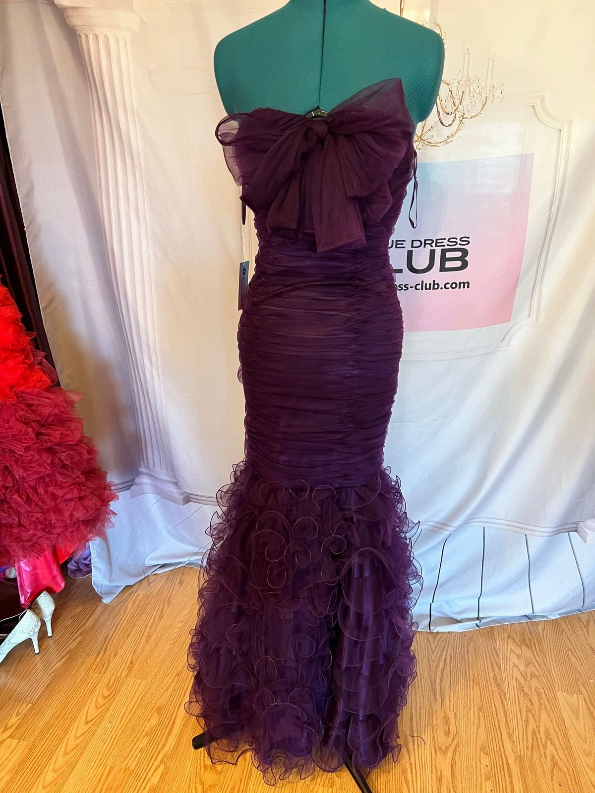 Unique Dress Club Size 2 Prom Purple Mermaid Dress on Queenly