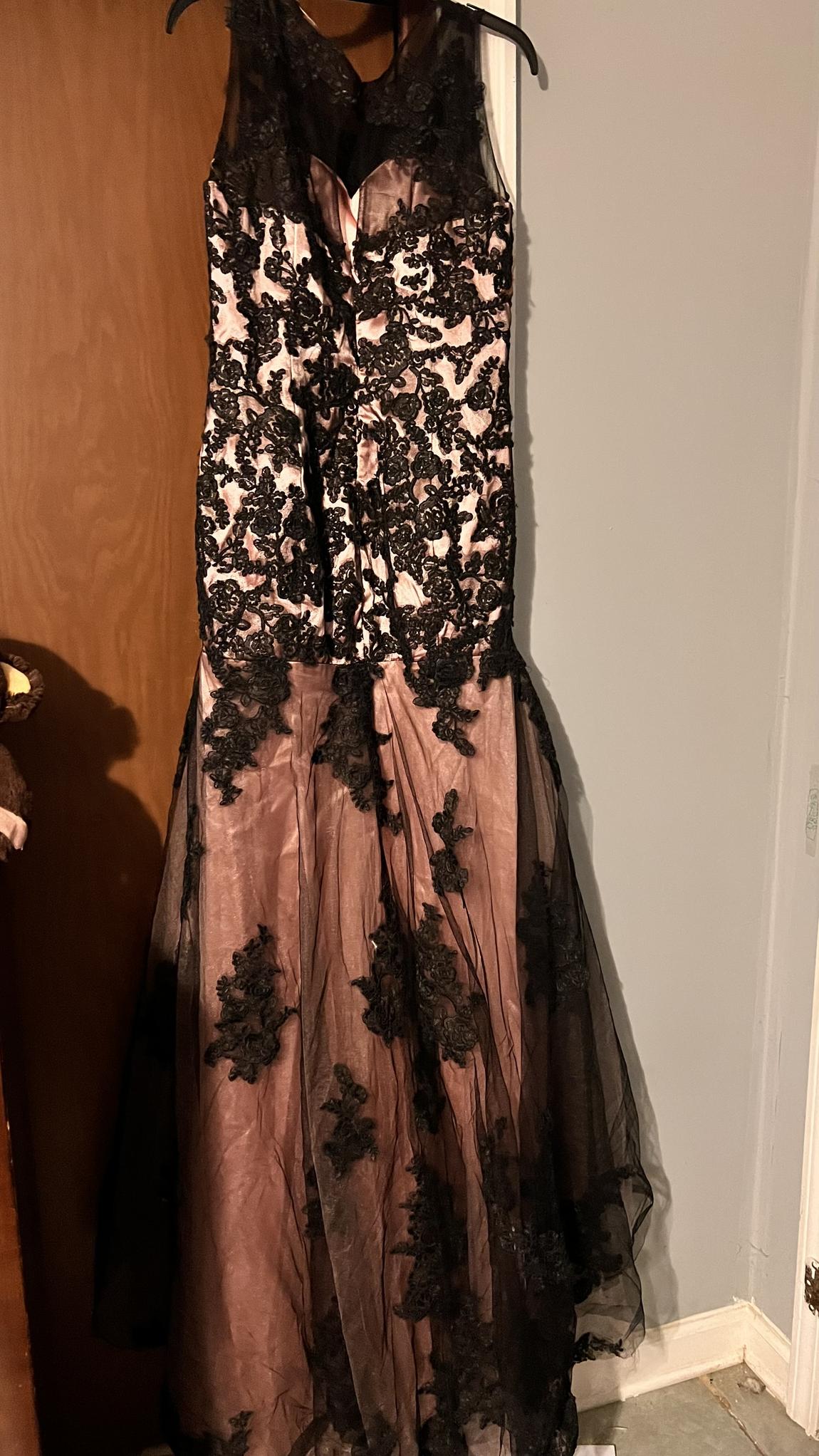 Size 12 Rose Gold Mermaid Dress on Queenly