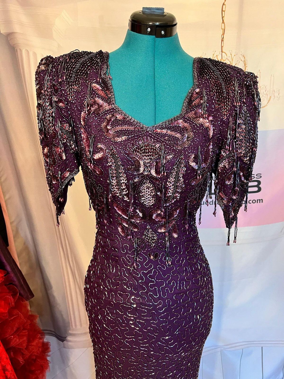 Unique Dress Club Size 2 Satin Purple Mermaid Dress on Queenly
