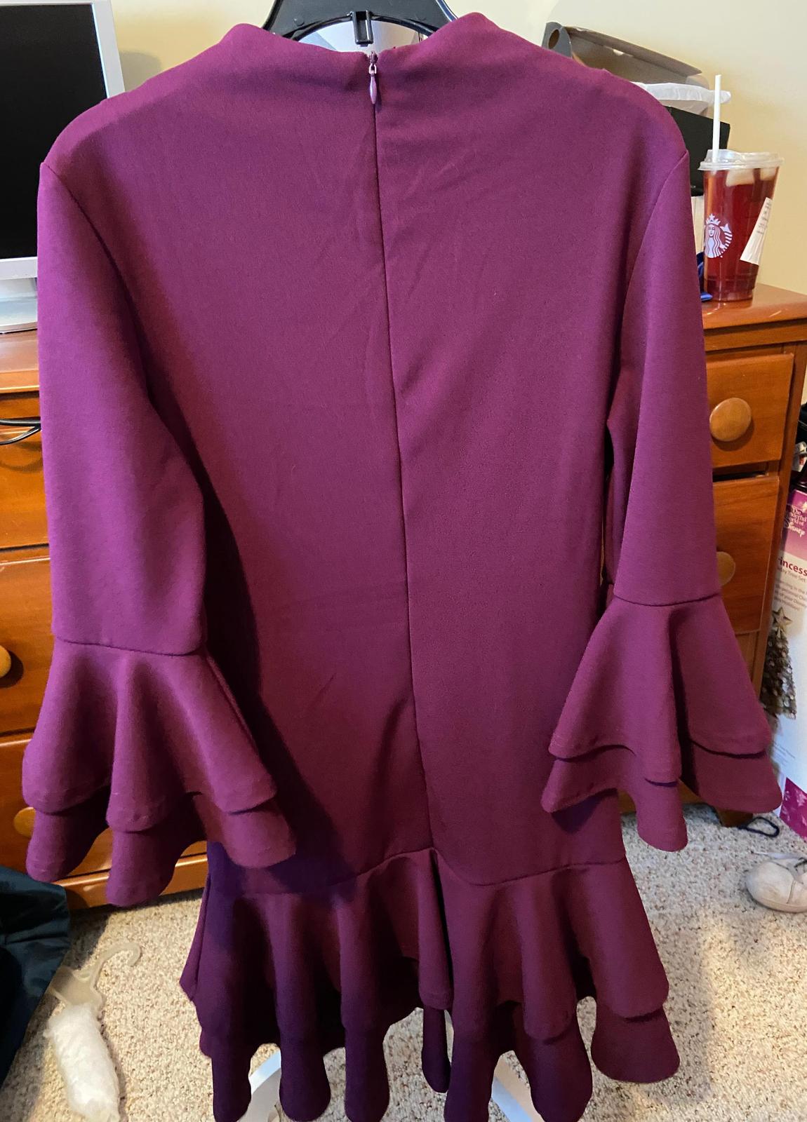 none Size 2 Pageant Interview Purple Floor Length Maxi on Queenly