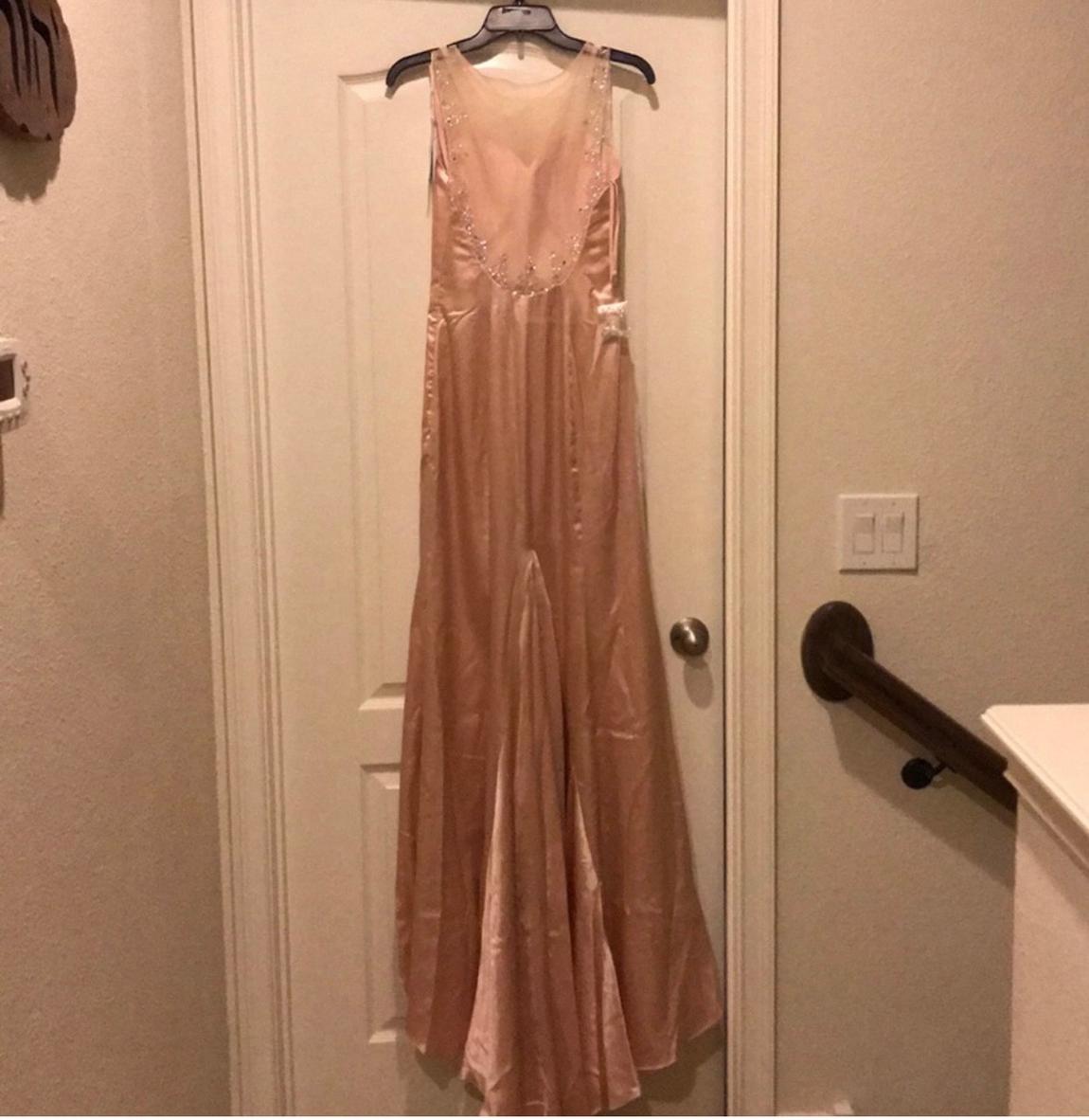Size 4 Bridesmaid Satin Light Pink Mermaid Dress on Queenly