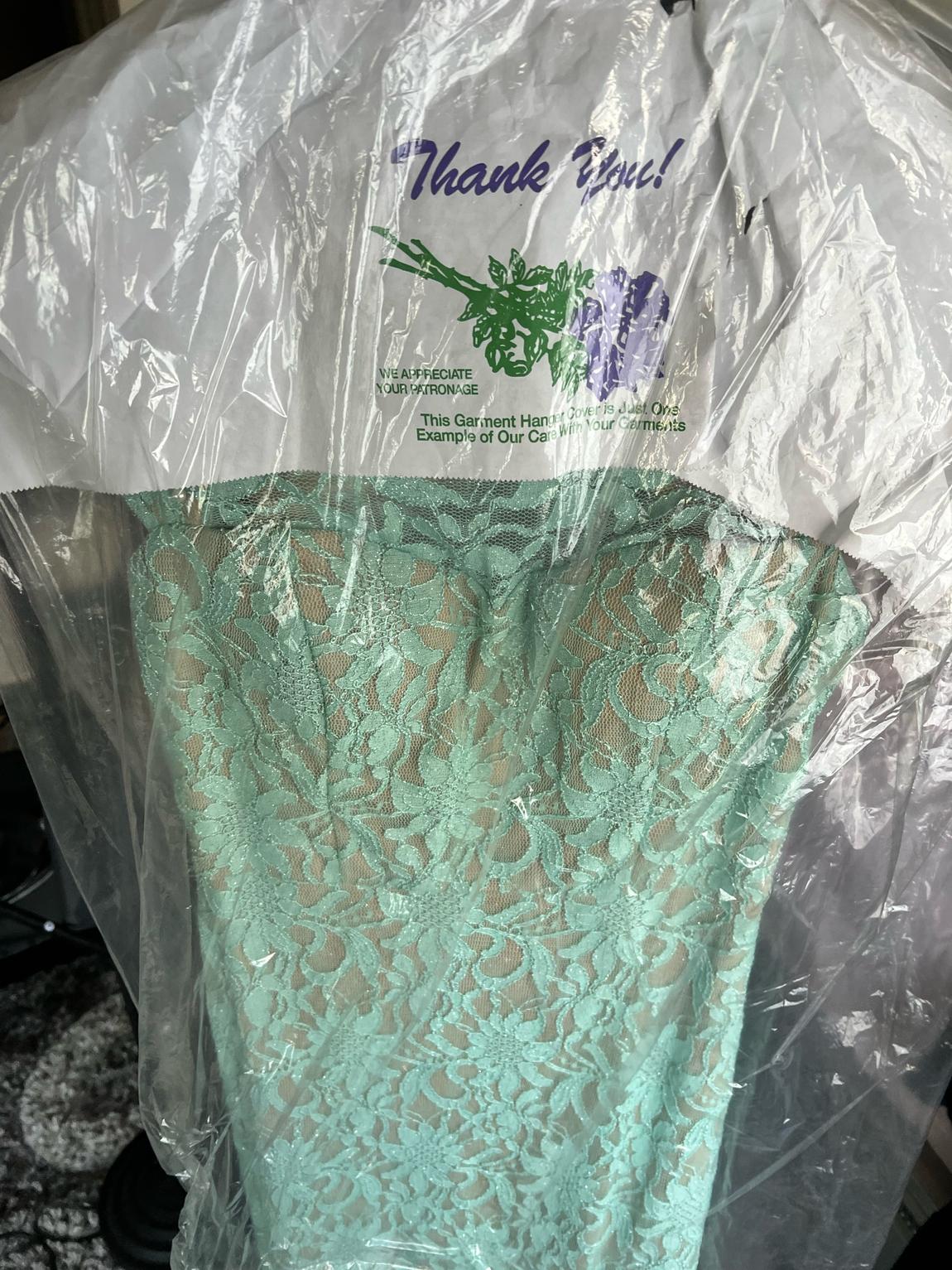 City triangles Size 10 Lace Turquoise Blue Mermaid Dress on Queenly