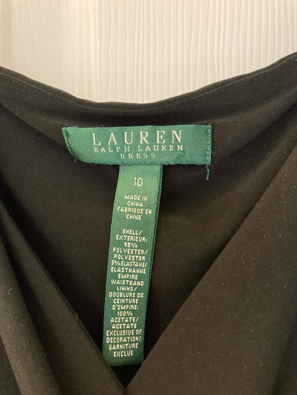 Ralph Lauren Size 10 Black Cocktail Dress on Queenly