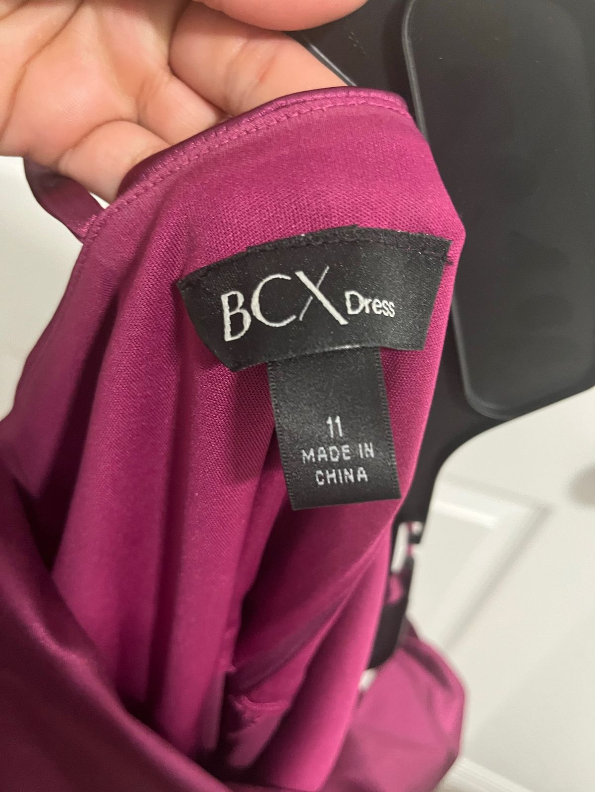 Bcx Dress Size 10 Homecoming Satin Hot Pink Cocktail Dress on Queenly
