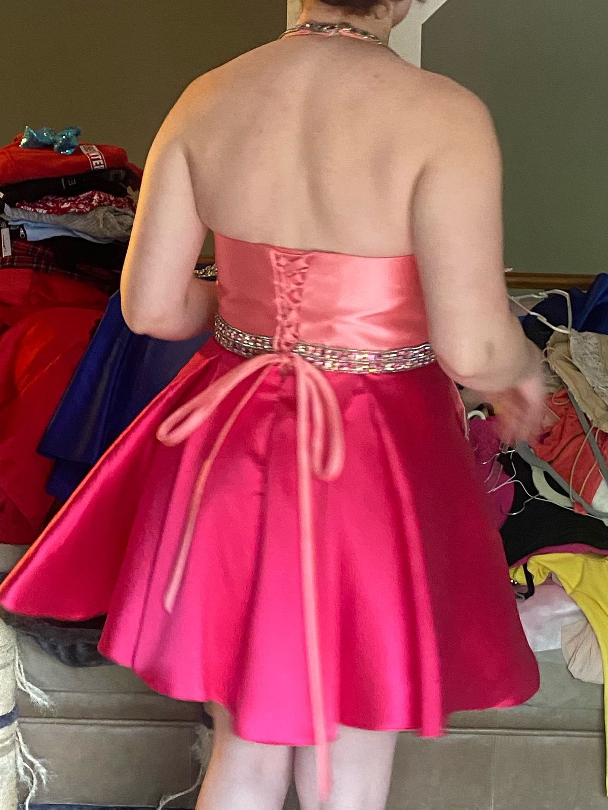 POP Size 10 Pink Cocktail Dress on Queenly