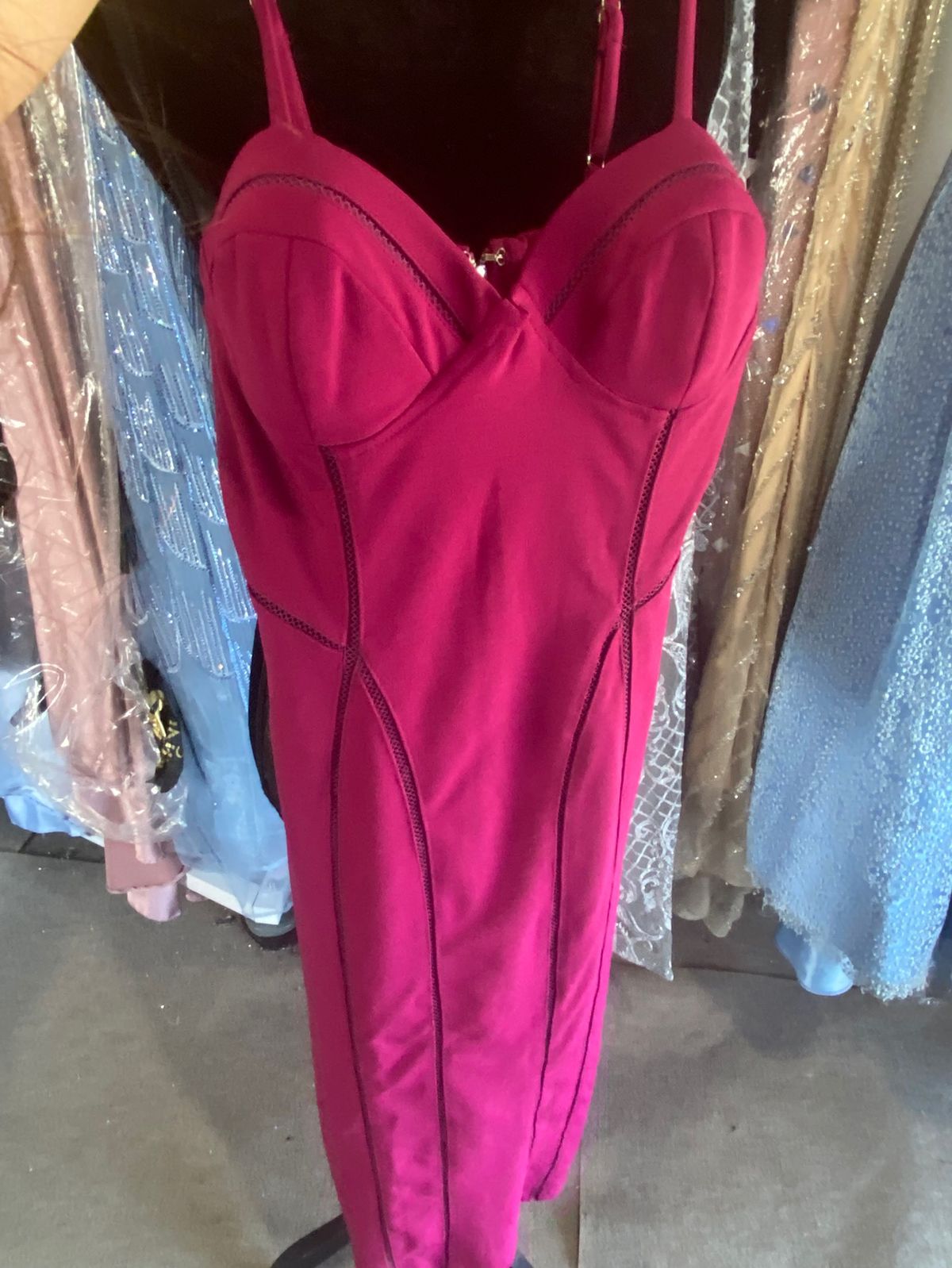 Size 4 Homecoming Hot Pink Cocktail Dress on Queenly