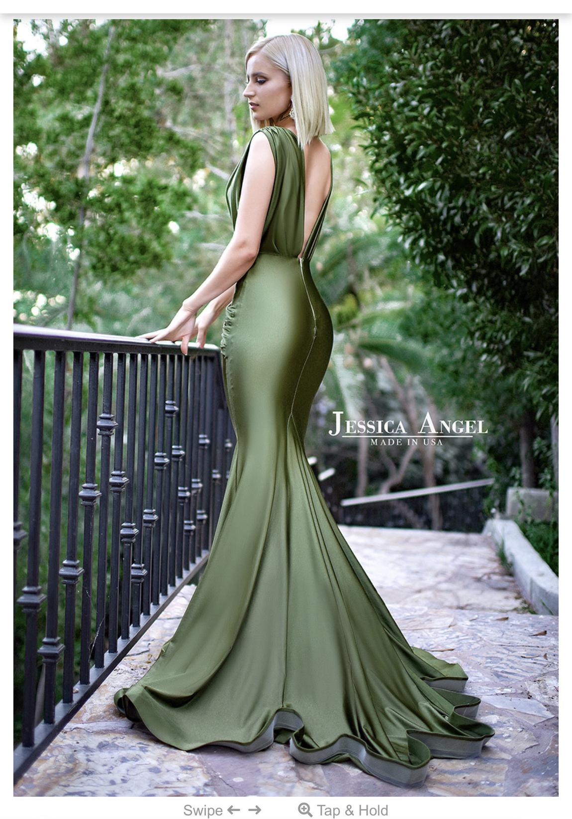 Jessica Angel Size 2 Green Mermaid Dress on Queenly