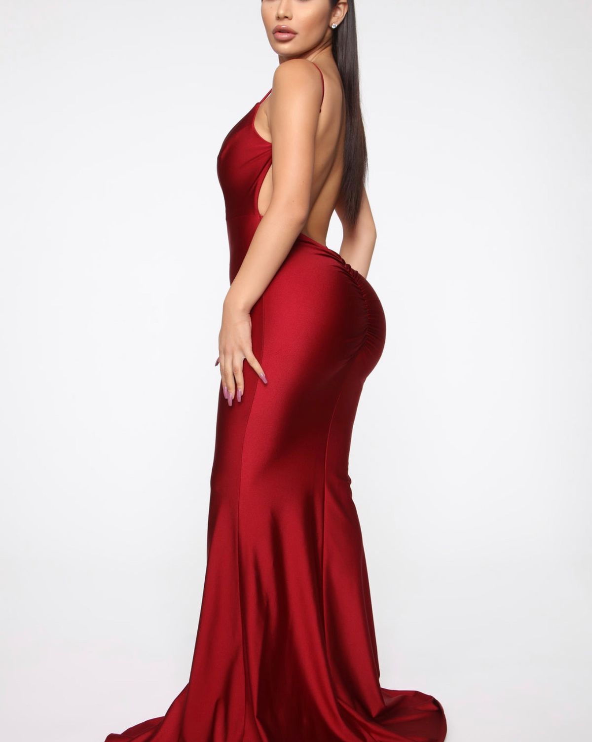 Fashion Nova Size 2 Red Mermaid Dress on Queenly