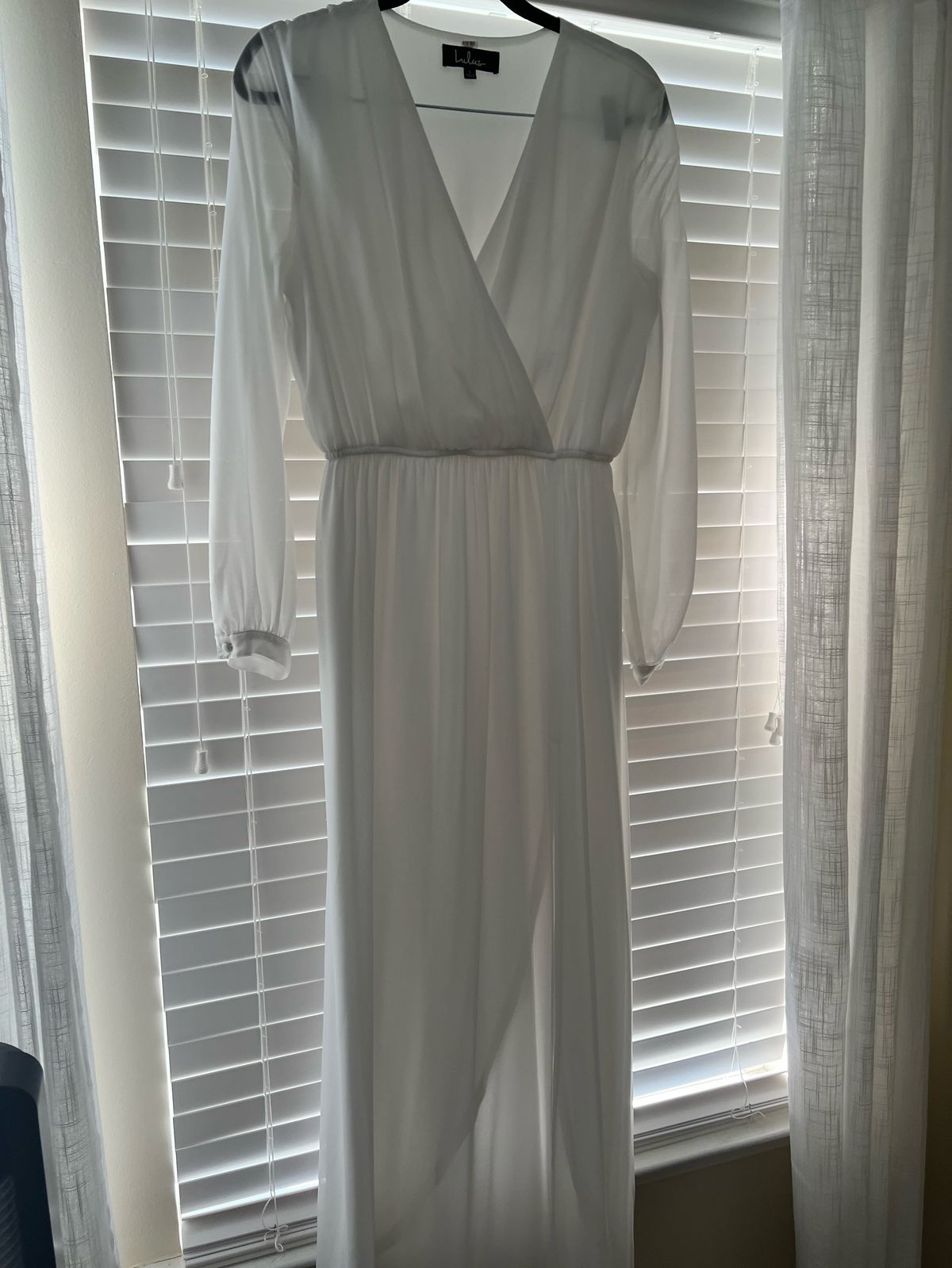 Lulus Size 14 White A-line Dress on Queenly